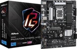 Компьютерный аксессуар ASRock Z690 Phantom Gaming 4/D5 цена и информация | Материнские платы | pigu.lt