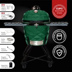 Keraminė kepsninė KamadoClub PRO 2 PREMIUM+ , Žalia kaina ir informacija | KamadoClub Kepsninės, šašlykinės, rūkyklos | pigu.lt