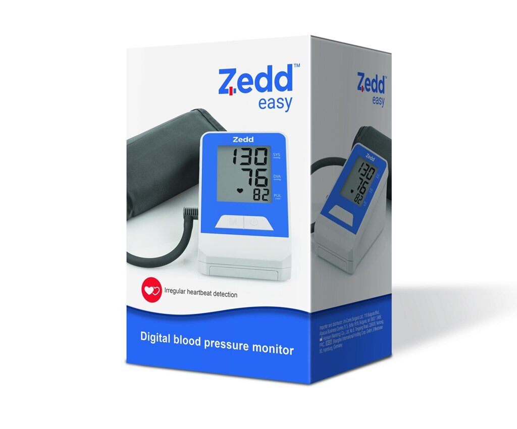 Zedd Easy kaina ir informacija | Kraujospūdžio matuokliai | pigu.lt