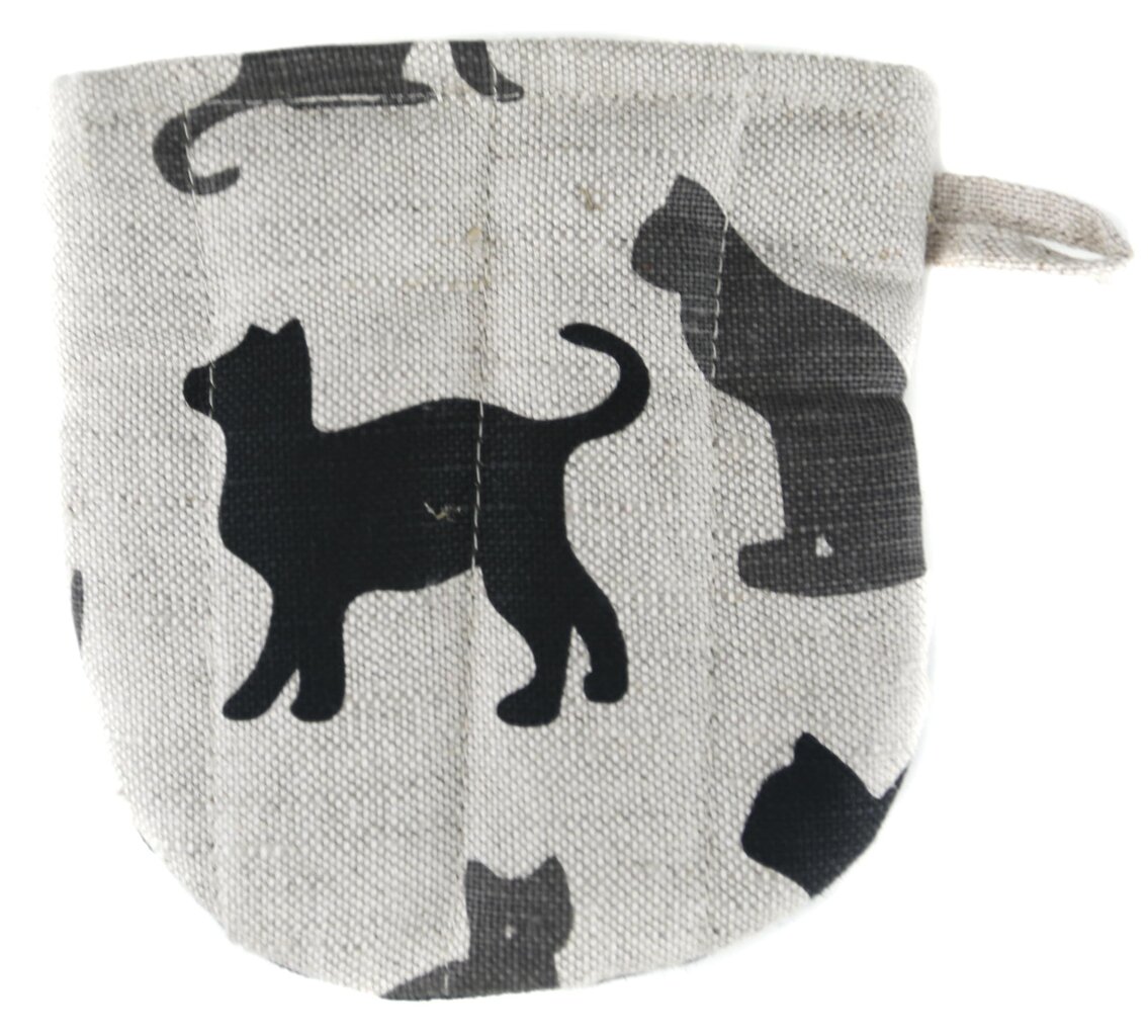 Puodkėlė - pirštinė „Katės“ kaina ir informacija | Virtuviniai rankšluosčiai, pirštinės, prijuostės | pigu.lt