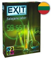 Žaidimas EXIT: slapta laboratorija, lietuvių kalba kaina ir informacija | Stalo žaidimai, galvosūkiai | pigu.lt