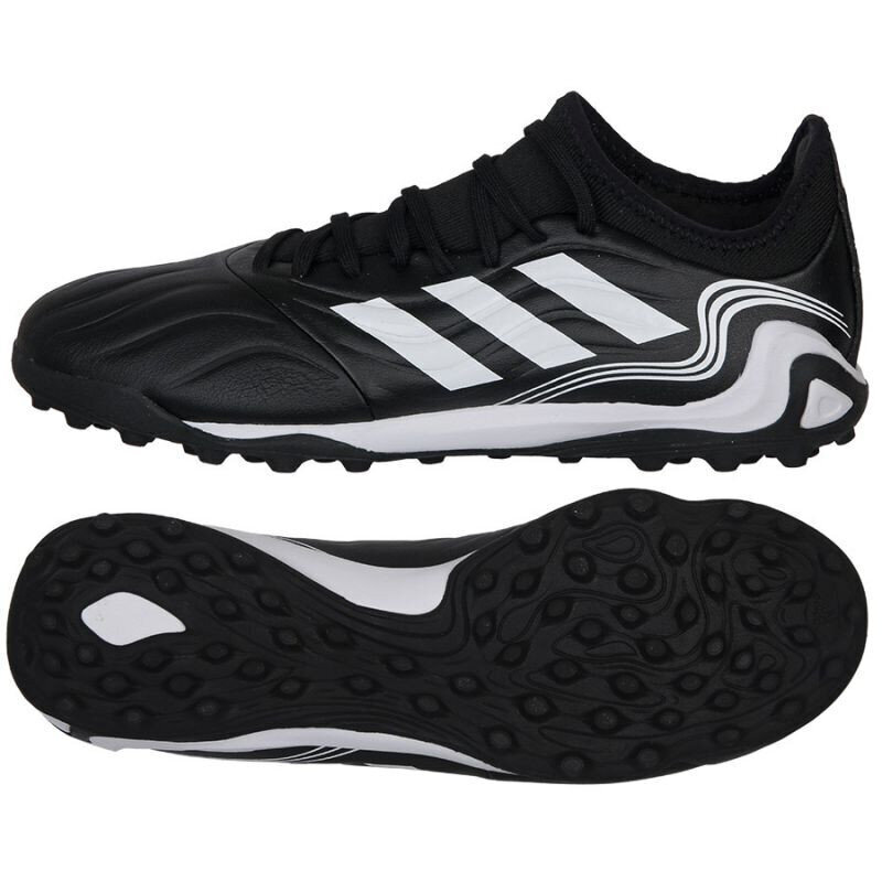 Futbolo bateliai Adidas Copa Sense.3 TF, juodi kaina ir informacija | Futbolo bateliai | pigu.lt