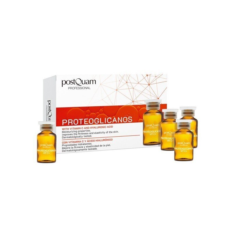 VITAMINAS C, POSTQUAM, PROTEOGLYCAN 10 x 2 ml kaina ir informacija | Veido aliejai, serumai | pigu.lt