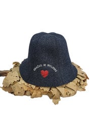 Pirties kepurė Gražus ir mylimas, mėlyna цена и информация | Оригинальные шапки | pigu.lt