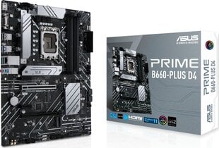 Материнская плата Asus PRIME B660-PLUS D4 цена и информация | Материнские платы	 | pigu.lt