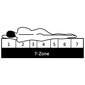Vidutinio aukščio lova su čiužiniu,, ruda, 90x200 cm kaina ir informacija | Lovos | pigu.lt