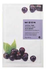 Veido kaukė Mizon Joyful Time Essence Acai Berry Mask, 23g kaina ir informacija | Veido kaukės, paakių kaukės | pigu.lt