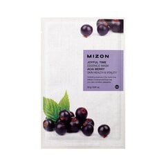 Veido kaukė Mizon Joyful Time Essence Acai Berry Mask, 23g kaina ir informacija | Veido kaukės, paakių kaukės | pigu.lt