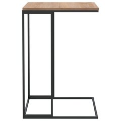 Šoninis staliukas, 40x30x59cm, juodas/rudas kaina ir informacija | Kavos staliukai | pigu.lt
