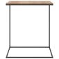 Šoninis staliukas, 55x35x66cm, juodas/rudas kaina ir informacija | Kavos staliukai | pigu.lt