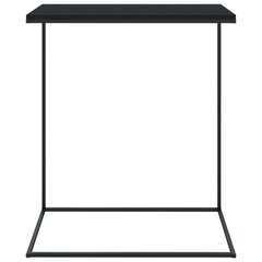 Šoninis staliukas, 55x35x66cm, juodas kaina ir informacija | Kavos staliukai | pigu.lt