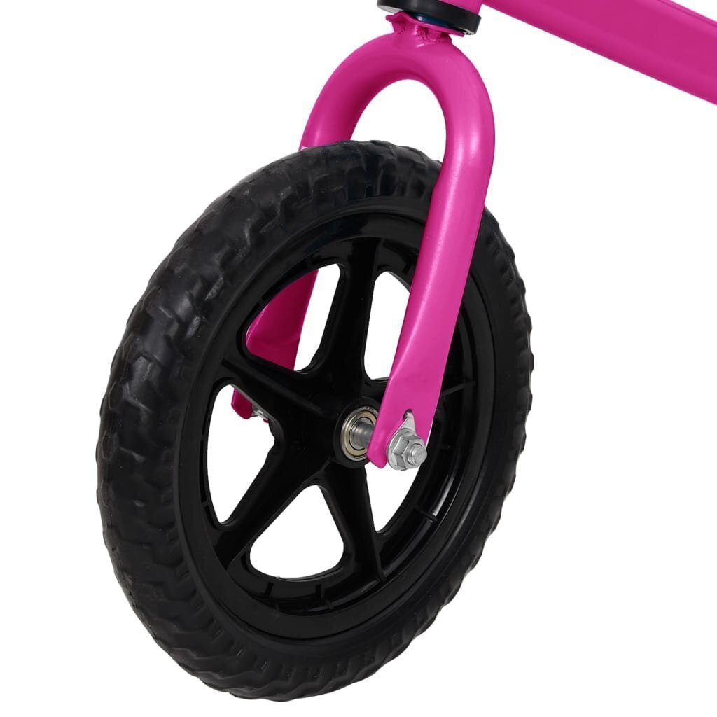 Balansinis dviratukas, rožinės spalvos, 12 colių ratai kaina ir informacija | Balansiniai dviratukai | pigu.lt