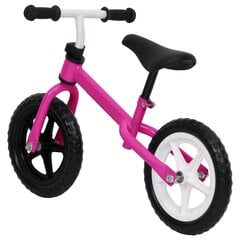 Balansinis dviratukas, rožinės spalvos, 12 colių ratai цена и информация | Балансировочные велосипеды | pigu.lt