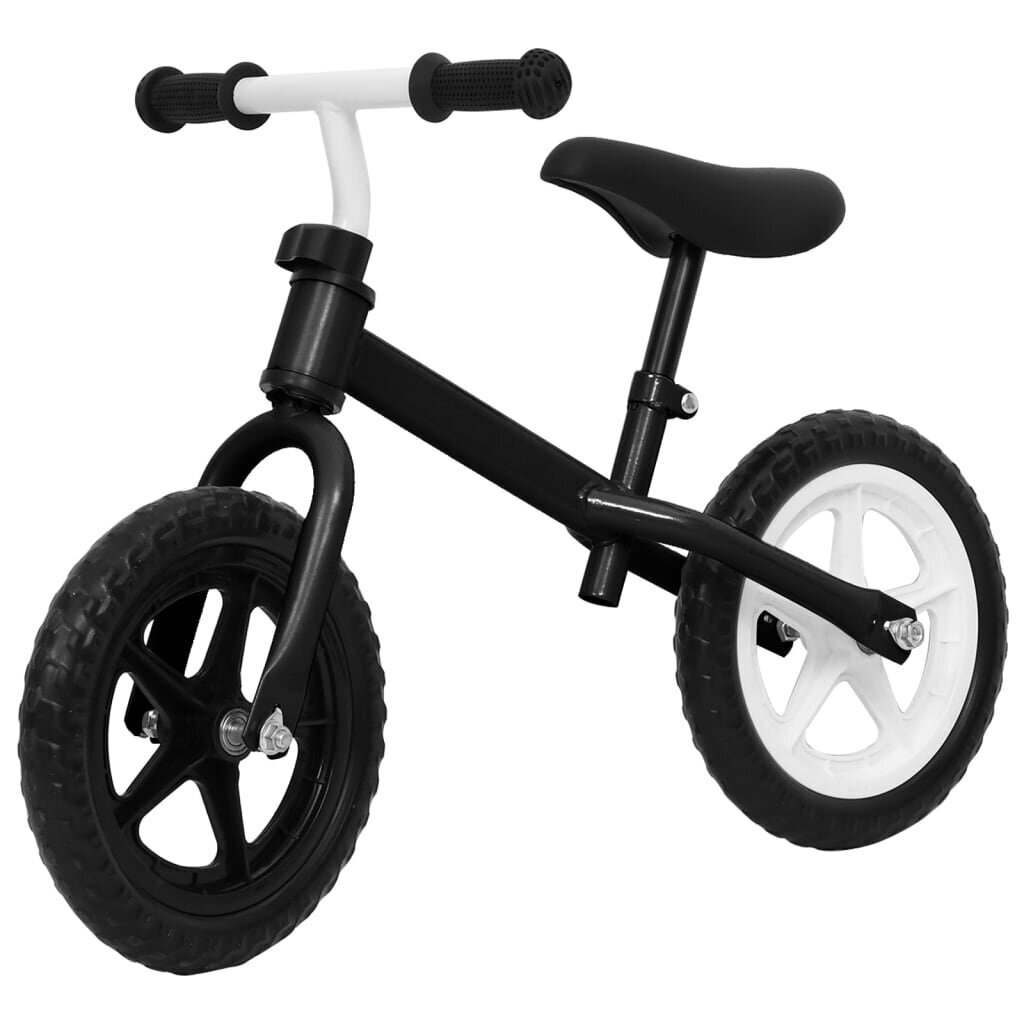 Balansinis dviratukas, juodos spalvos, 12 colių ratai kaina ir informacija | Balansiniai dviratukai | pigu.lt
