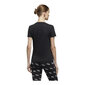 Marškinėliai moterims Adidas Boxed Como Graphic S6432156, juodi kaina ir informacija | Marškinėliai moterims | pigu.lt
