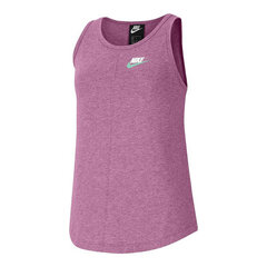 Marškinėliai vaikams Nike Sportswear S6432152, violetiniai kaina ir informacija | Marškinėliai mergaitėms | pigu.lt