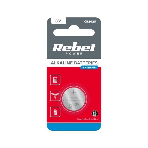 Rebel CR2025 Extreme, 1 vnt kaina ir informacija | Elementai | pigu.lt