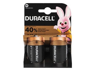 Baterija LR20 Duracell цена и информация | Батарейки | pigu.lt
