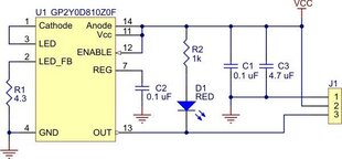 Sharp GP2Y0D810Z0F, skaitmeninis atstumo jutiklis 10cm su PCB pagrindu, Pololu 1134 kaina ir informacija | Atviro kodo elektronika | pigu.lt