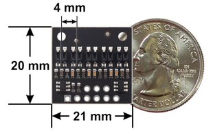 Juosta su atspindinčiais jutikliais QTR-HD-05RC, 5 kanalų, skaitmeninis, Pololu 4105 kaina ir informacija | Mechaniniai įrankiai | pigu.lt