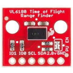 Atstumo ir šviesos jutiklis su gestų atpažinimu, VL6180, I2C, SparkFun SEN-12784 kaina ir informacija | Atviro kodo elektronika | pigu.lt