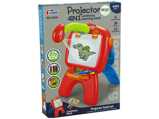 Двухсторонняя доска для рисования с проектором, красная цена и информация | Развивающие игрушки | pigu.lt