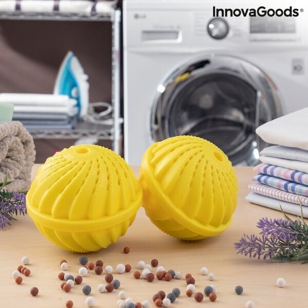 Delieco InnovaGoods rūbų skalbimo kamuoliukai be ploviklio, 2 vnt. kaina ir informacija | Skalbimo priemonės | pigu.lt