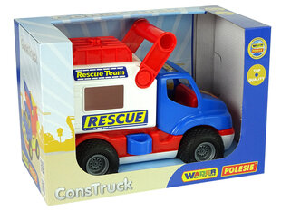 Gelbėjimo automobilis Construck, mėlynai baltas kaina ir informacija | Žaislai berniukams | pigu.lt