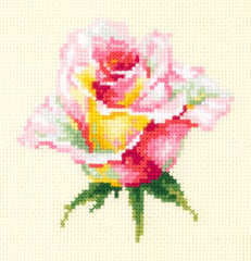 Siuvinėjimo rinkinys Magic Needle Blooming Rose 150-004 kaina ir informacija | Siuvinėjimo priemonės | pigu.lt