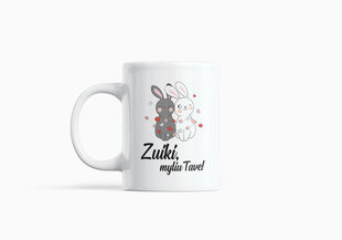 Standartinis puodelis „Zuiki, myliu tave!“ цена и информация | Оригинальные кружки | pigu.lt