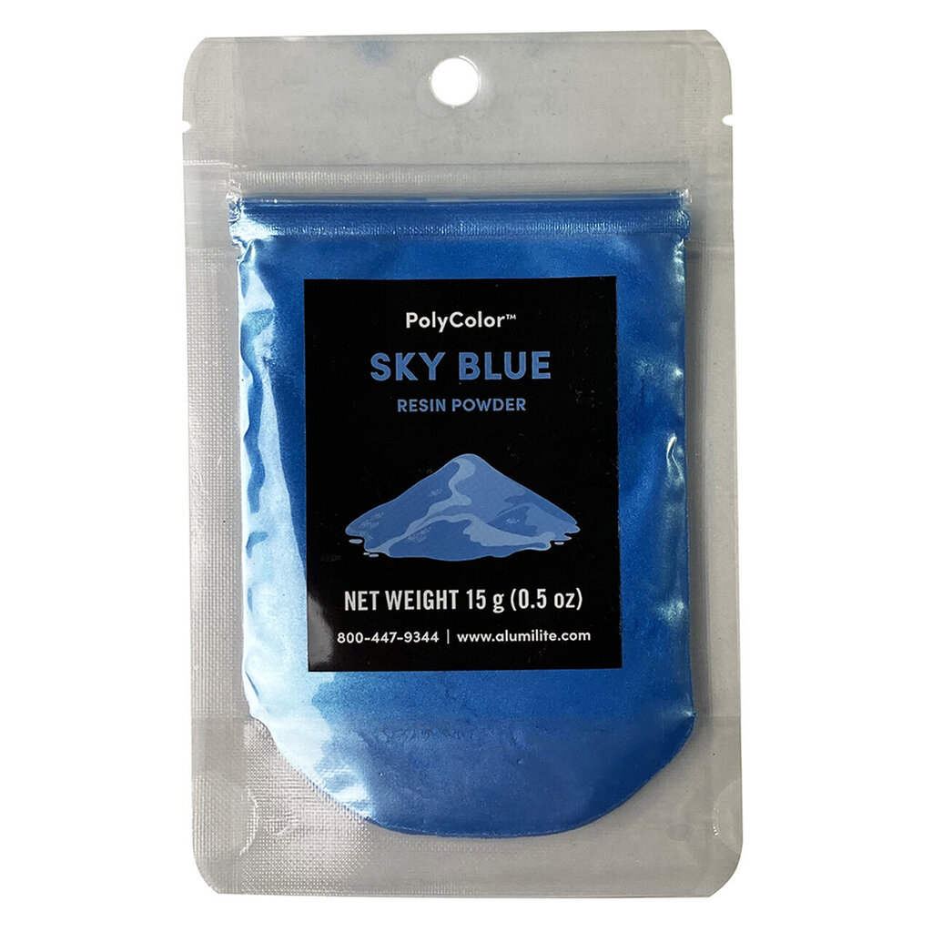 Perlamutrinis pigmentas PolyColor Sky Blue 15g цена и информация | Piešimo, tapybos, lipdymo reikmenys | pigu.lt