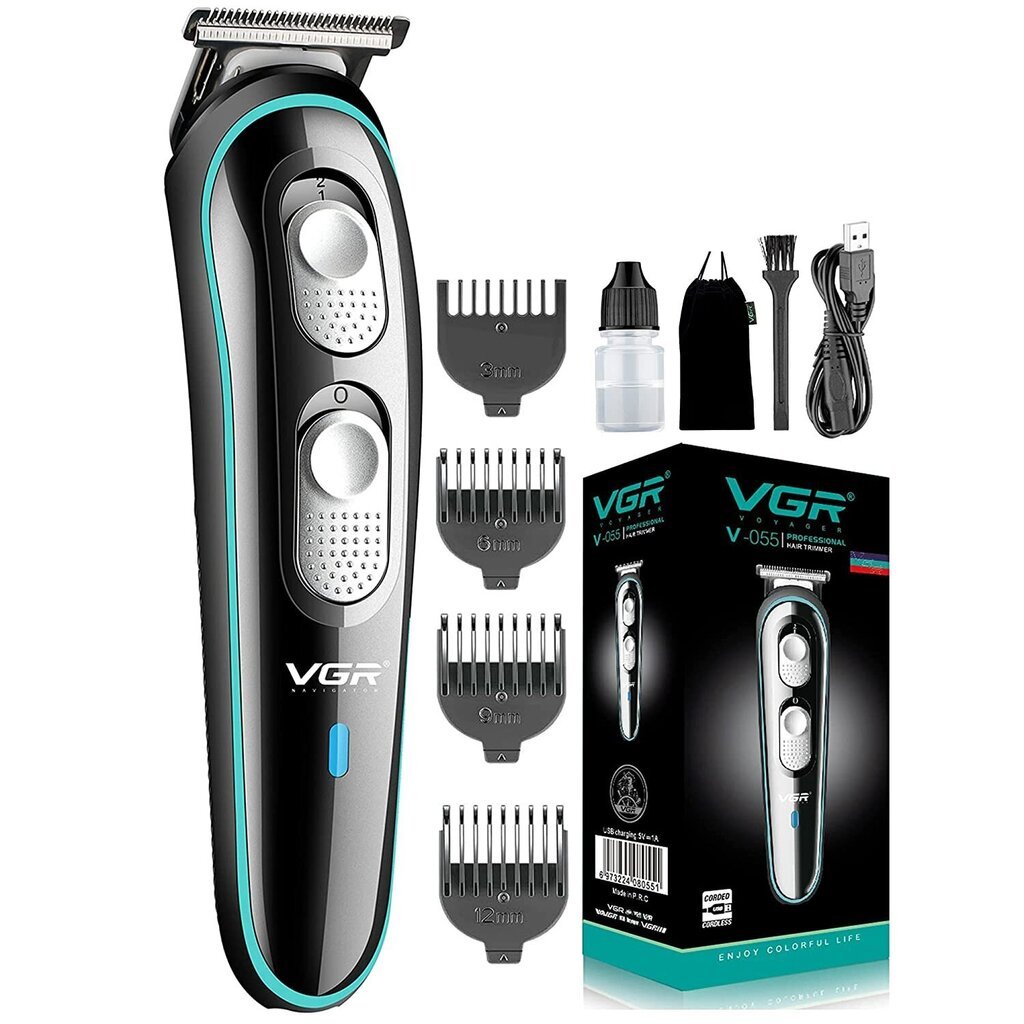 VGR V055 kaina ir informacija | Plaukų kirpimo mašinėlės | pigu.lt