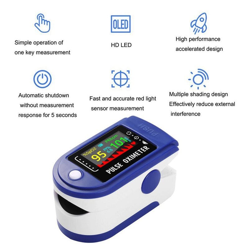 Pulse Oximeter K Davlenie kaina ir informacija | Kraujospūdžio matuokliai | pigu.lt