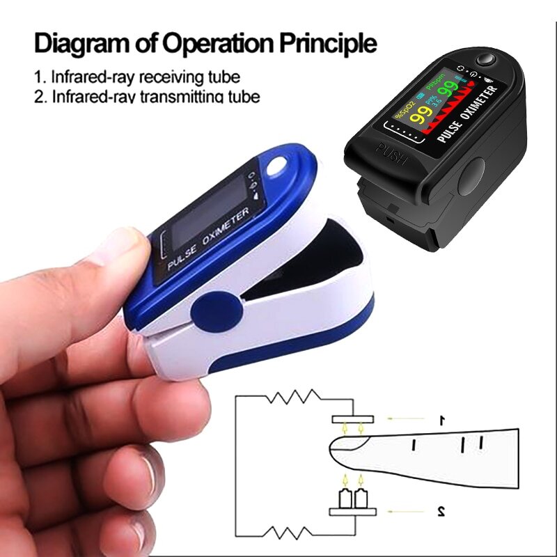 Pulse Oximeter K Davlenie kaina ir informacija | Kraujospūdžio matuokliai | pigu.lt