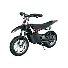 Elektrinis krosinis motoroleris Razor Dirt Rocket MX125, juodas kaina ir informacija | Elektromobiliai vaikams | pigu.lt