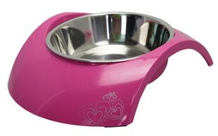 Rogz миска Bowzl Luna Small Pink, 160мл цена и информация | Миски, ящики для корма | pigu.lt