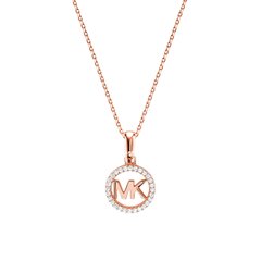 Колье из бронзы с глиттерным кулоном Michael Kors, MKC1108AN791 (цепочка, кулон) цена и информация | Украшения на шею | pigu.lt