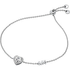 Очаровательный серебряный браслет в форме сердца Michael Kors Premium, MKC1518AN040 цена и информация | Женские браслеты | pigu.lt