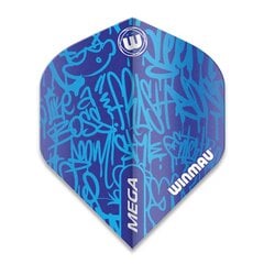 Крылья Winmau Mega, толщина 75 микрон, синие цена и информация | Дартс | pigu.lt