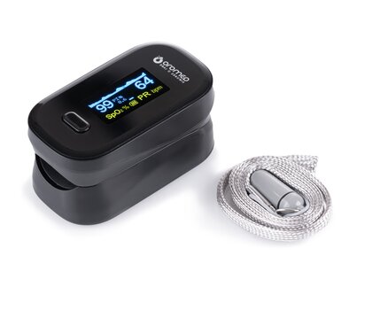 PIRŠTU PULSEOKSIMETRAS OROMED ORO-OXIMETER BLACK kaina ir informacija | Kraujospūdžio matuokliai | pigu.lt