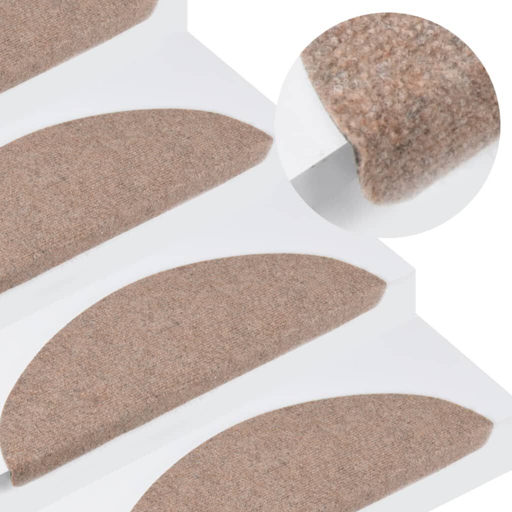 Lipnūs laiptų kilimėliai 65x26 cm, 15 vnt цена и информация | Kilimai | pigu.lt