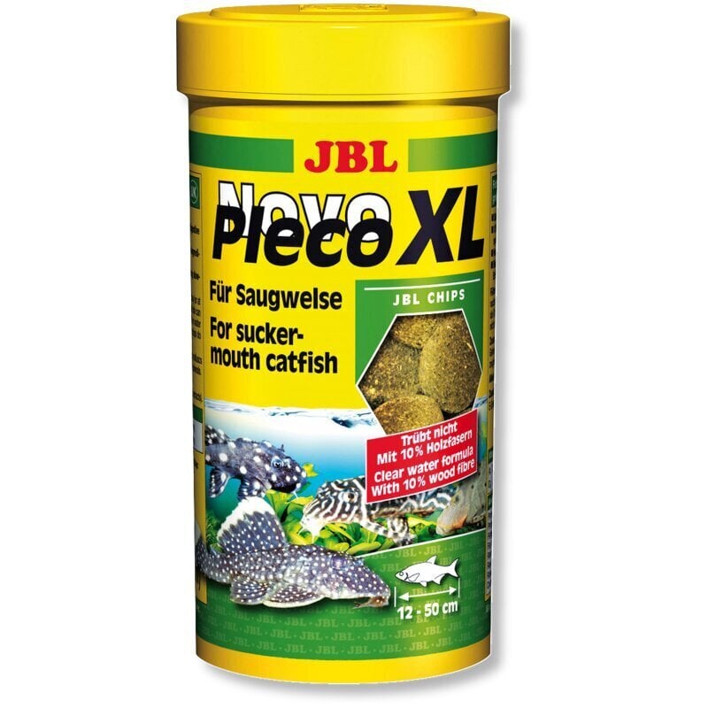 Maistas plechostomusams tabletėmis JBL NovoPleco XL 1000 ml kaina ir informacija | Maistas žuvims | pigu.lt