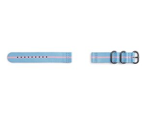 Ремешок GP-R600BREECAF Samsung Gear Sport Studio Premium Nato Strap Blue/Pink цена и информация | Аксессуары для смарт-часов и браслетов | pigu.lt