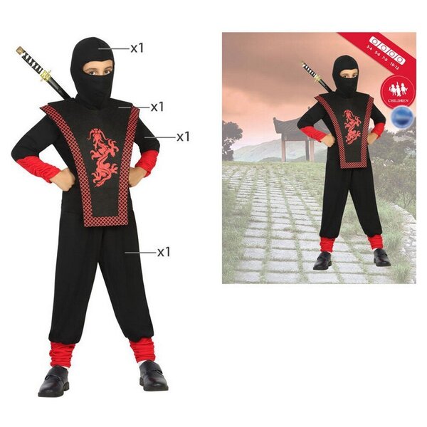 Karnavalinis kostiumas vaikams Shine Inline Ninja, 7-9 m. kaina | pigu.lt