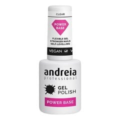 Полуперманентный лак для ногтей Gel Polish Power Base Andreia Clear (10,5 мл) цена и информация | Лаки, укрепители для ногтей | pigu.lt