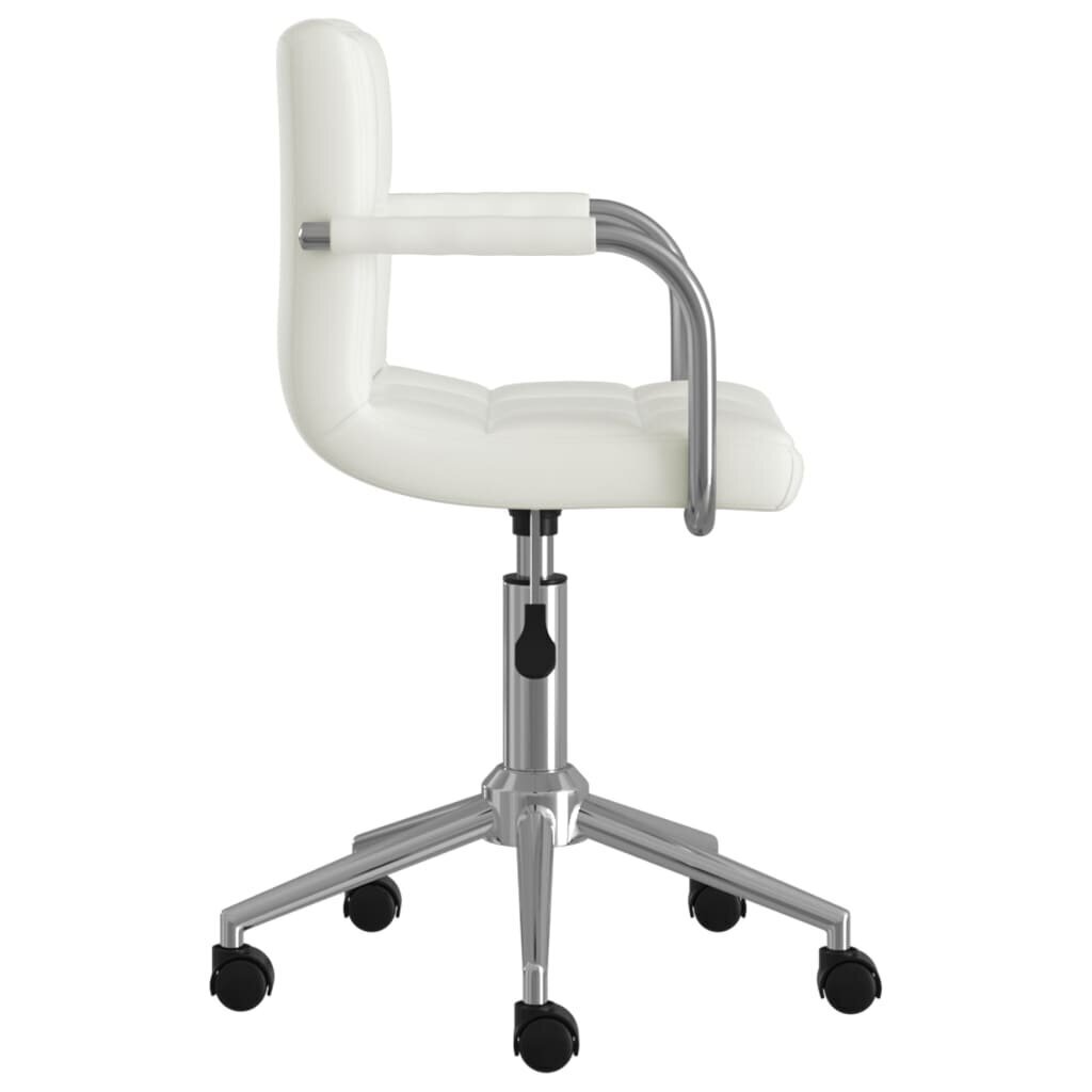 Pasukama biuro kėdė, balta цена и информация | Biuro kėdės | pigu.lt