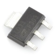 Linijinis įtampos reguliatorius LDO 3.3V LM1117MP - SMD SOT223 - 5 vnt kaina ir informacija | Sodo technikos dalys | pigu.lt