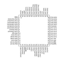 ATmega128A-AU SMD цена и информация | Электроника с открытым кодом | pigu.lt