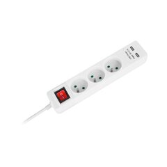 "rebel power strip", 5 розеток с выключателем (1,5 м, 3x1,5 мм) цена и информация | Удлинители | pigu.lt