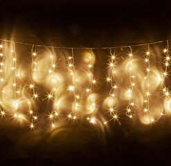 Занавес из новогодних огней REBEL - (330 светодиодов), цвет теплый белый, 5 м цена и информация | Гирлянды | pigu.lt